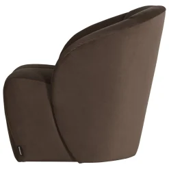 Woood Draaifauteuil Mojo Velvet Bruin
