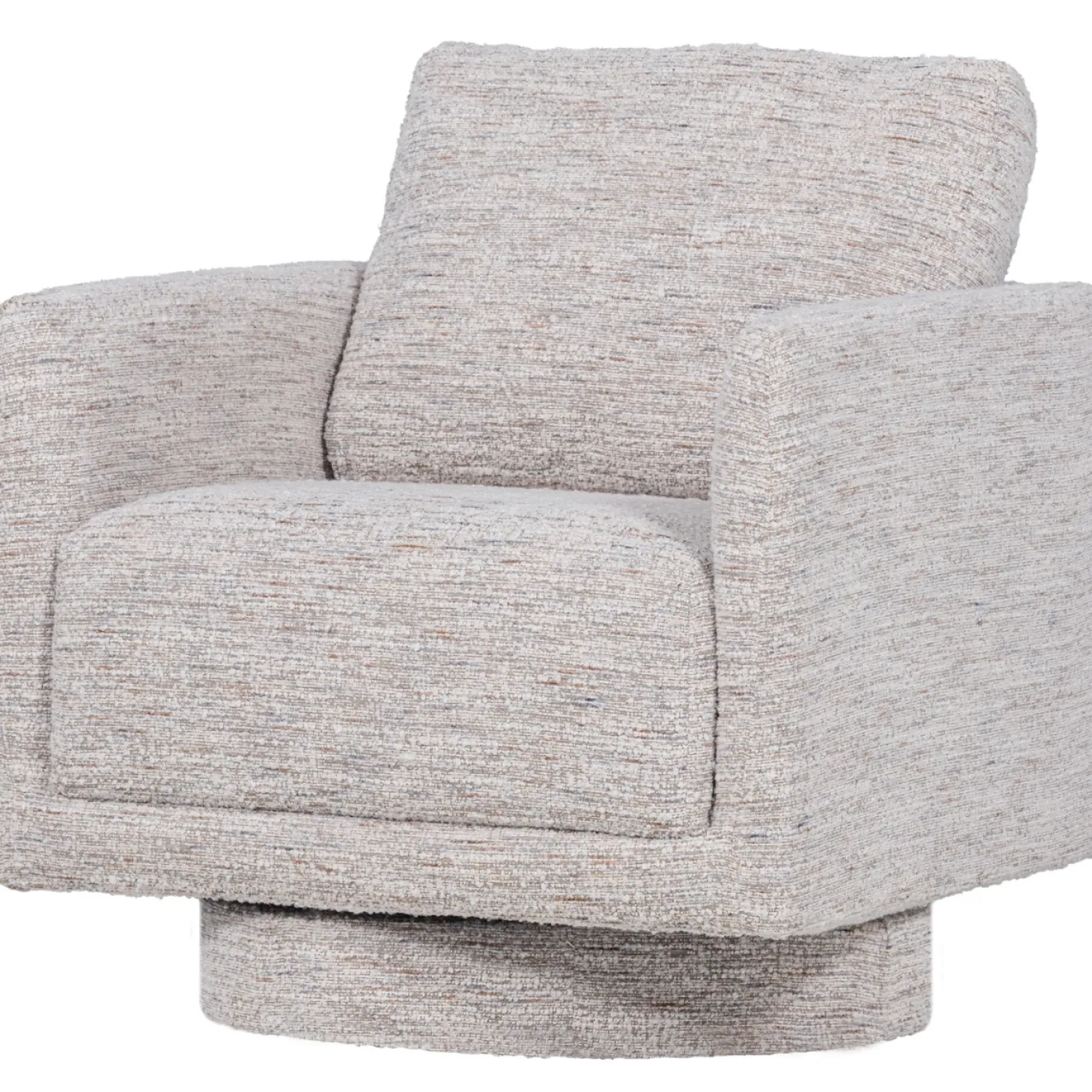 Woood Draaifauteuil Oska Naturel Melange