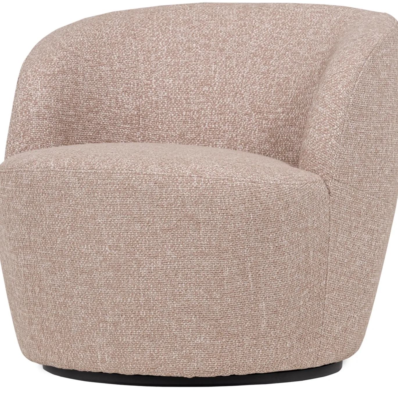 Woood Draaifauteuil Serra Naturel Melange