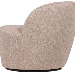 Woood Draaifauteuil Serra Naturel Melange