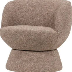 Woood Draaifauteuil Shuffle Bruin Melange
