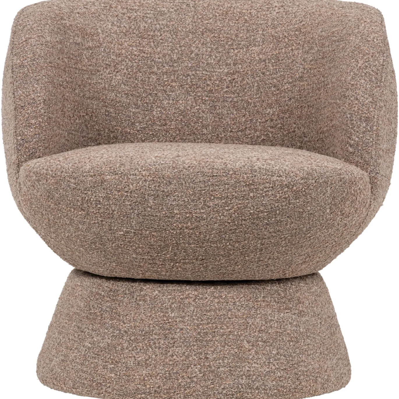 Woood Draaifauteuil Shuffle Bruin Melange