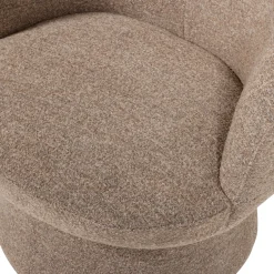 Woood Draaifauteuil Shuffle Bruin Melange