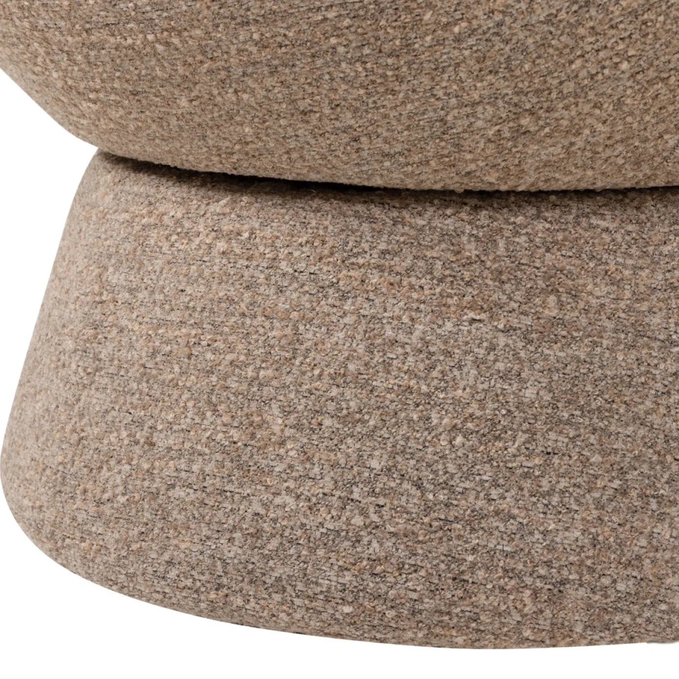 Woood Draaifauteuil Shuffle Bruin Melange