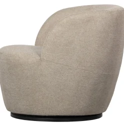 Woood Draaifauteuil Weston Geweven Stof Zand