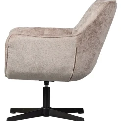 Woood Draaifauteuil Wibo Taupe