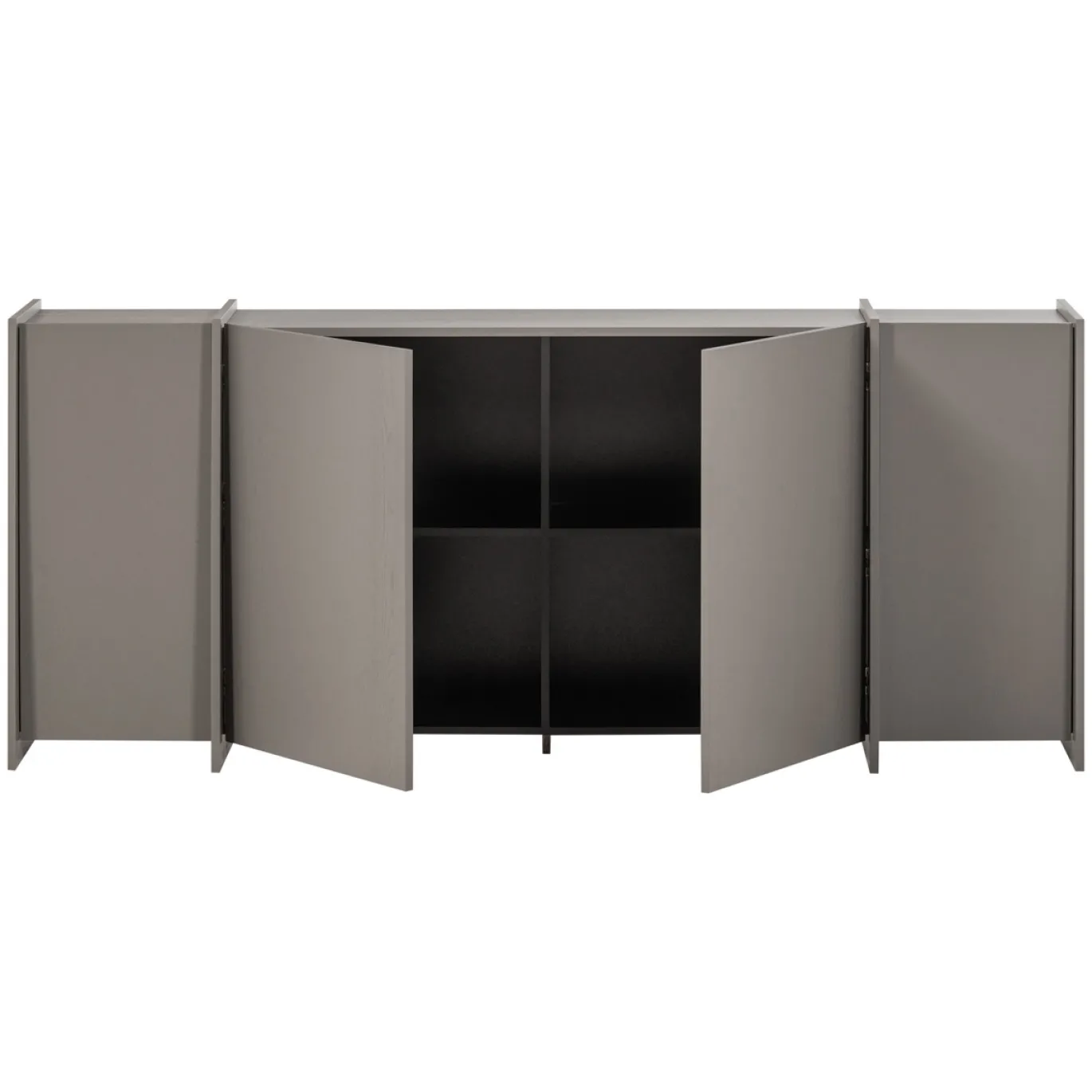 Woood Dressoir Brock 200cm Essenfineer Warmgrijs