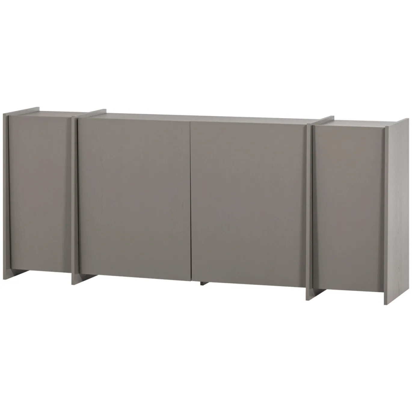 Woood Dressoir Brock 200cm Essenfineer Warmgrijs