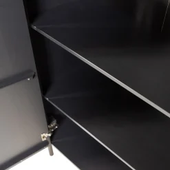 Woood Dressoir Gunnar 200cm Grenen Matzwart