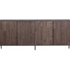 Woood Dressoir New Gravure 200cm Essen Fineer Espresso
