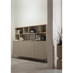 Woood Dressoir New Gravure 200cm Grenen Dust