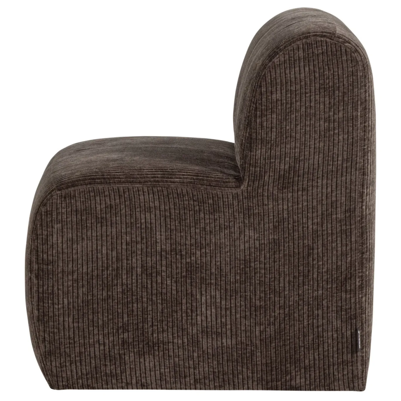 Woood Eetkamerbank Mojo Base Ribstof Bruin 84cm