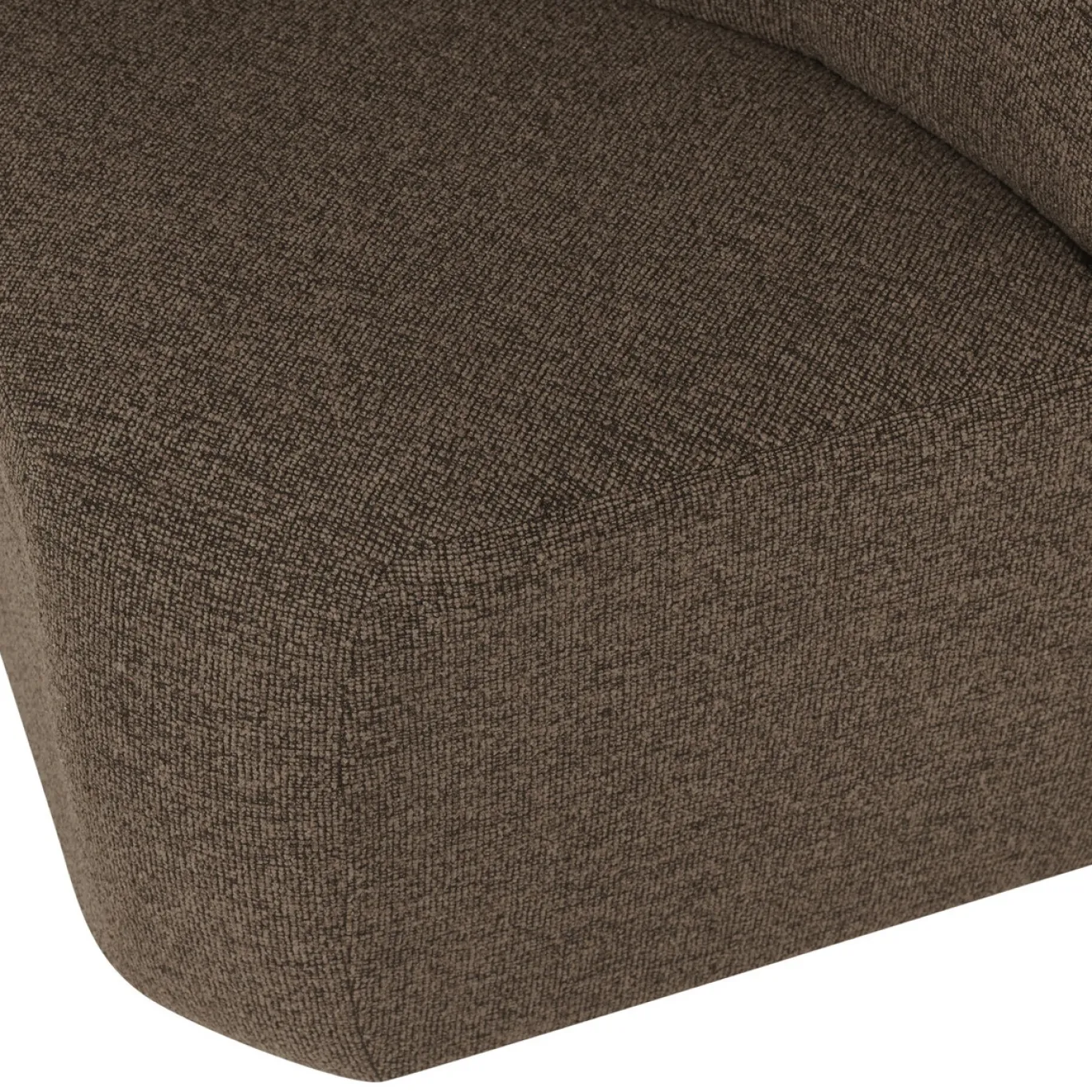 Woood Eetkamerbank Mojo Base Hoek Met Rugleuning Bouclé Bruin