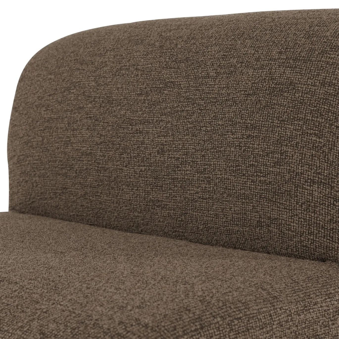 Woood Eetkamerbank Mojo Base Bouclé Bruin 84cm