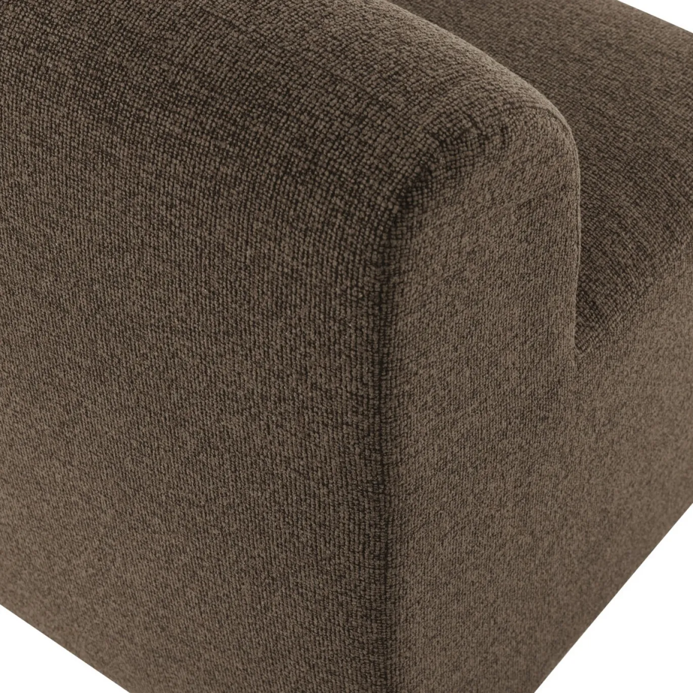 Woood Eetkamerbank Mojo Base Bouclé Bruin 164cm