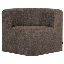 Woood Eetkamerbank Mojo Base Hoek Met Rugleuning Wollig Bruin