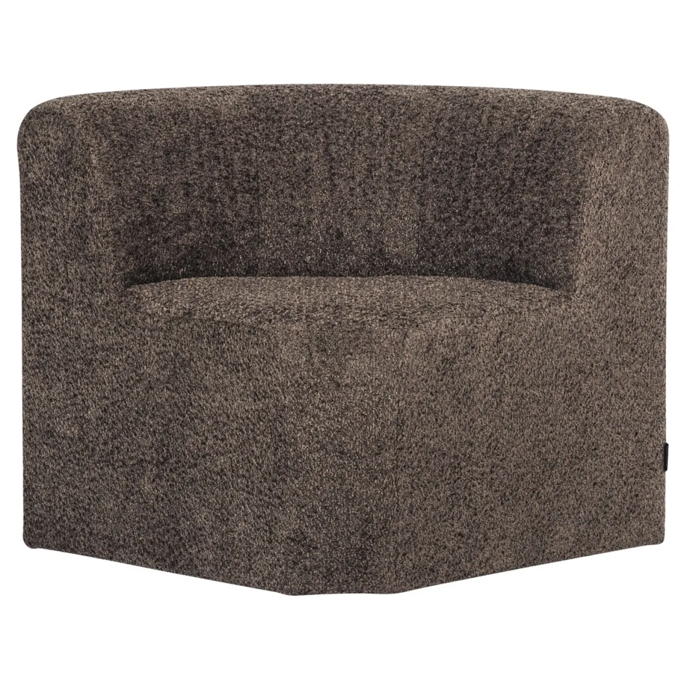 Woood Eetkamerbank Mojo Base Hoek Met Rugleuning Wollig Bruin