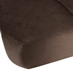 Woood Eetkamerbank Mojo Base Hoek Rugleuning Velvet Bruin