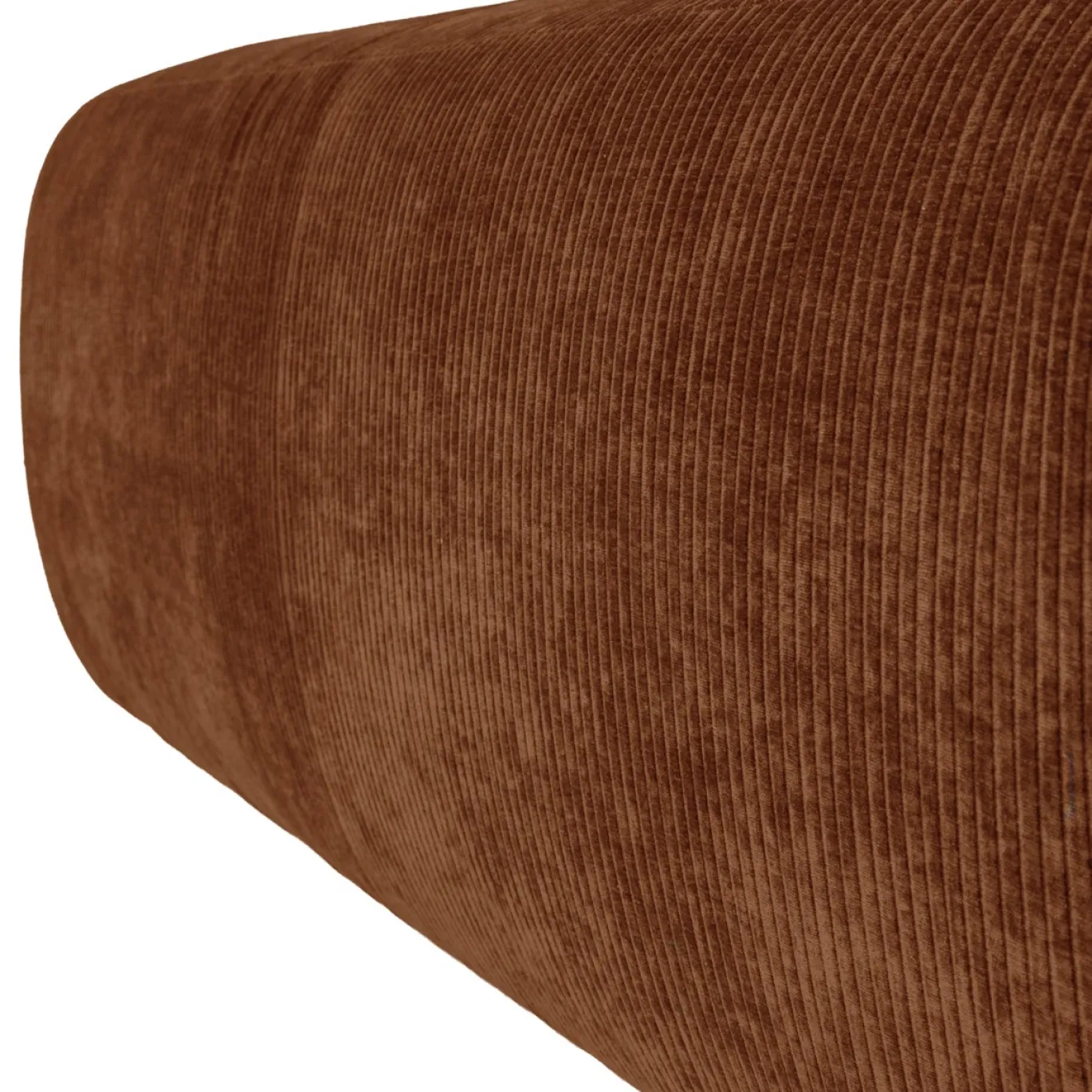 Woood Eetkamerbank Mojo Base Ribstof Roestbruin 164cm