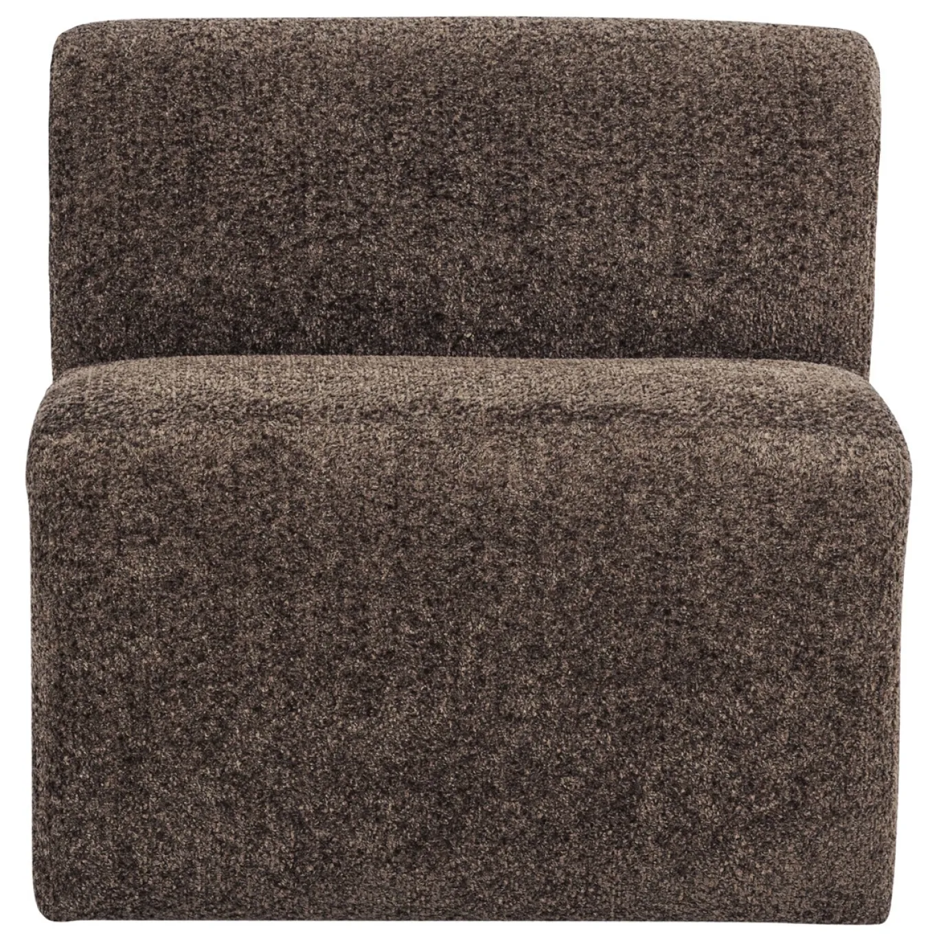 Woood Eetkamerbank Mojo Base Wollig Bruin 84cm
