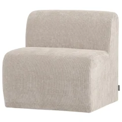 Woood Eetkamerbank Mojo Base Ribstof Ecru 84cm