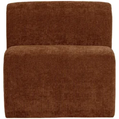 Woood Eetkamerbank Mojo Base Ribstof Roestbruin 84cm