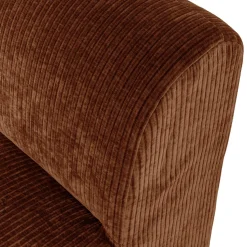 Woood Eetkamerbank Mojo Base Ribstof Roestbruin 84cm