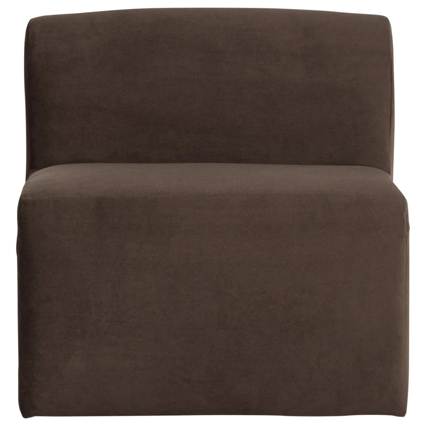 Woood Eetkamerbank Mojo Base Velvet Bruin 84cm