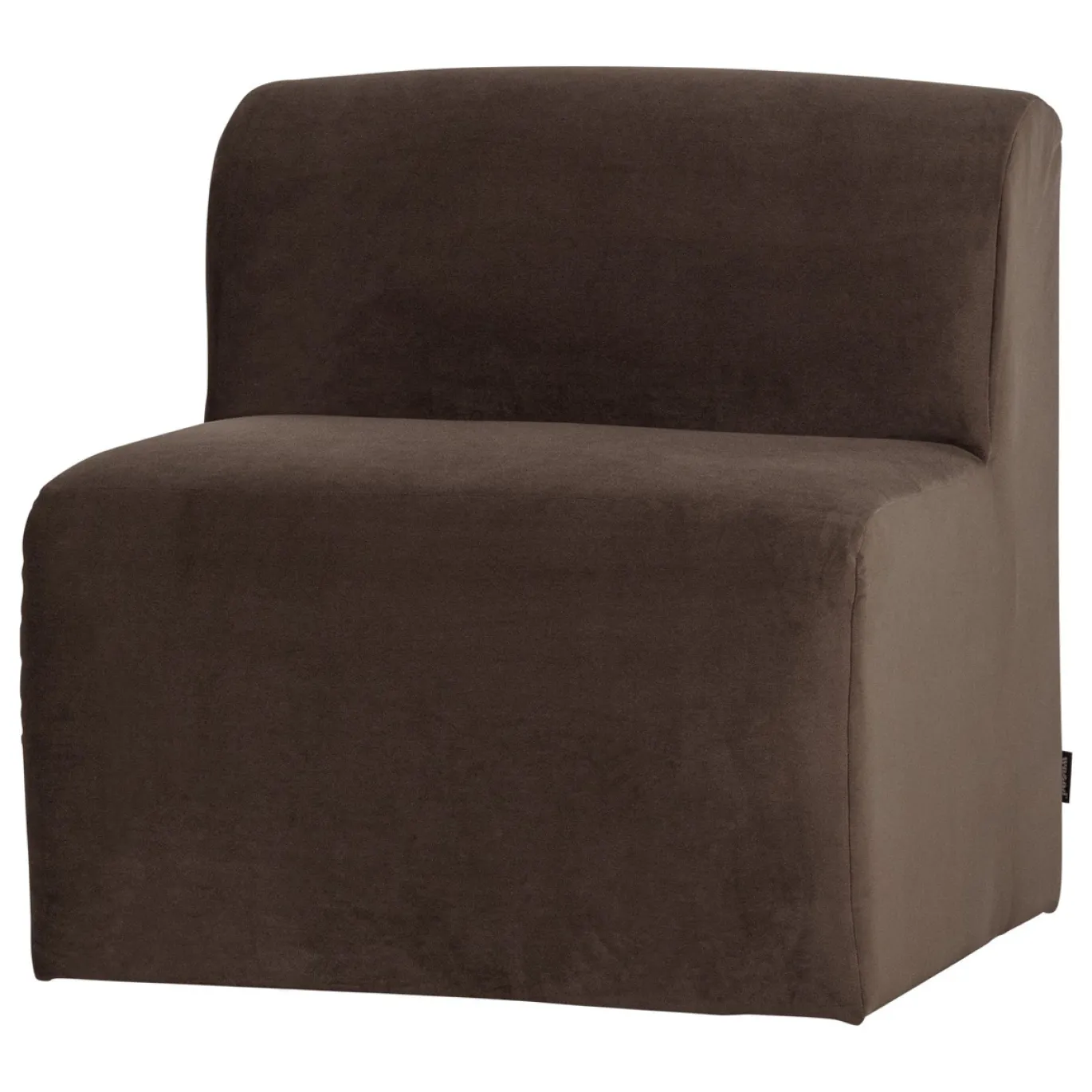Woood Eetkamerbank Mojo Base Velvet Bruin 84cm