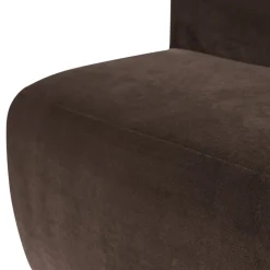 Woood Eetkamerbank Mojo Base Velvet Bruin 84cm