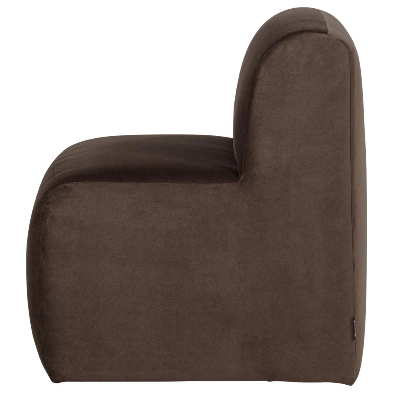 Woood Eetkamerbank Mojo Base Velvet Bruin 84cm