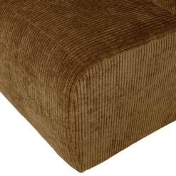 Woood Eetkamerbank Mojo Base Ribstof Honinggeel 84cm