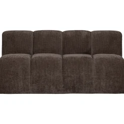 Woood Eetkamerbank Mojo 164cm Ribstof Bruin