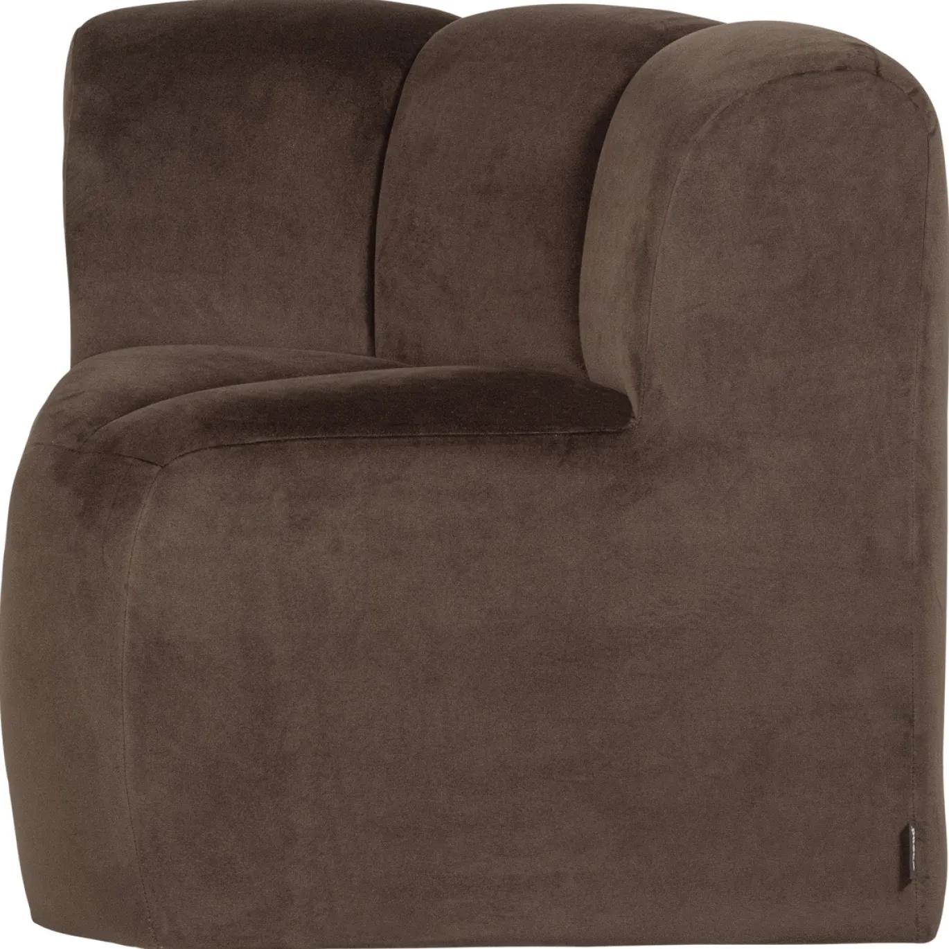 Woood Eetkamerbank Mojo Hoek Velvet Bruin