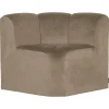 Woood Eetkamerbank Mojo Hoek Velvet Khaki
