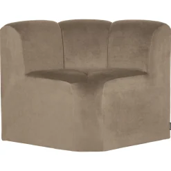 Woood Eetkamerbank Mojo Hoek Velvet Khaki