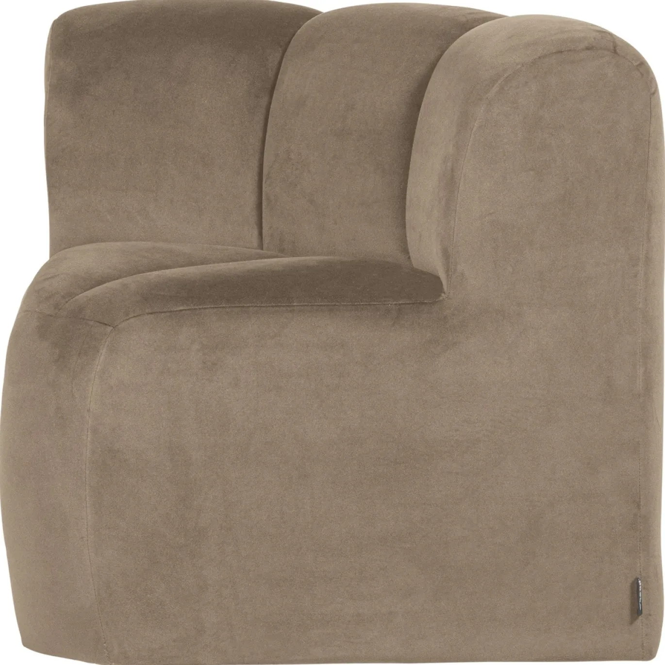Woood Eetkamerbank Mojo Hoek Velvet Khaki
