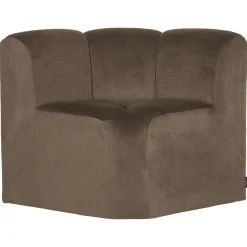 Woood Eetkamerbank Mojo Hoek Velvet Taupe