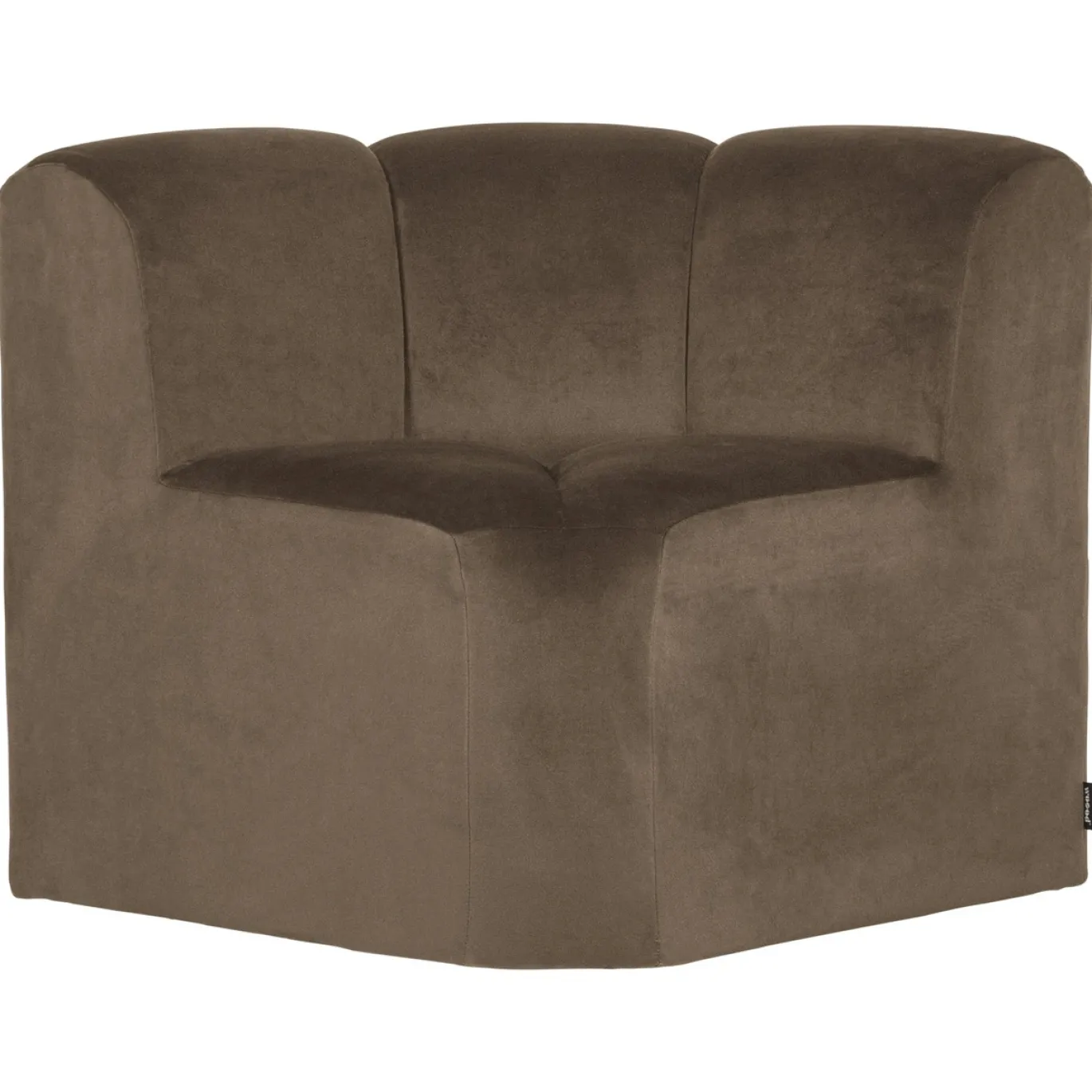 Woood Eetkamerbank Mojo Hoek Velvet Taupe