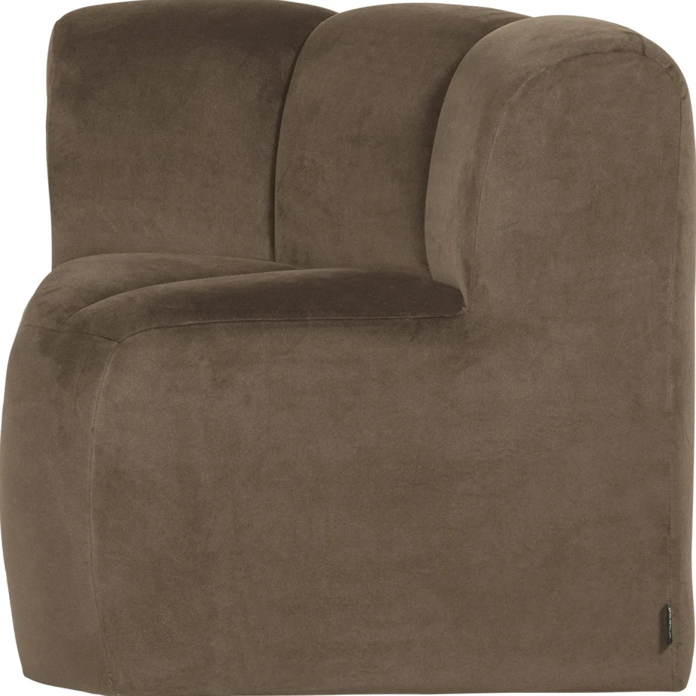 Woood Eetkamerbank Mojo Hoek Velvet Taupe