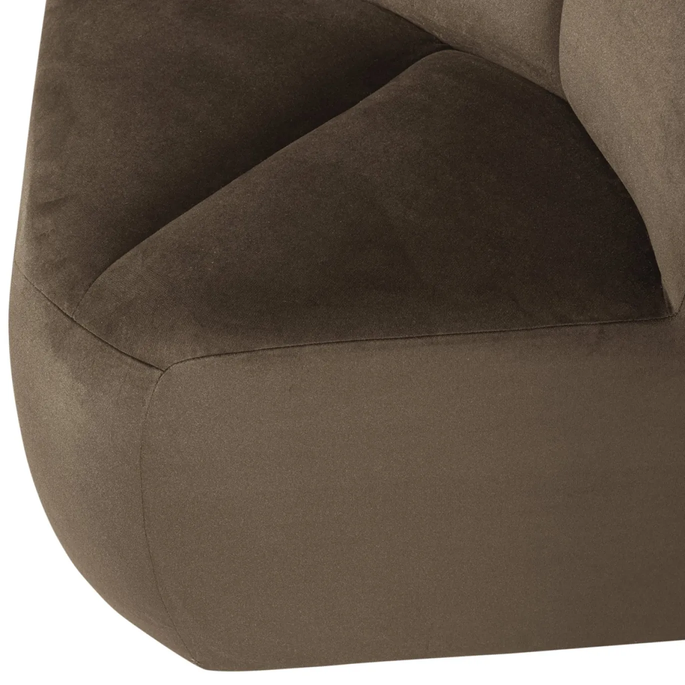 Woood Eetkamerbank Mojo Hoek Velvet Taupe
