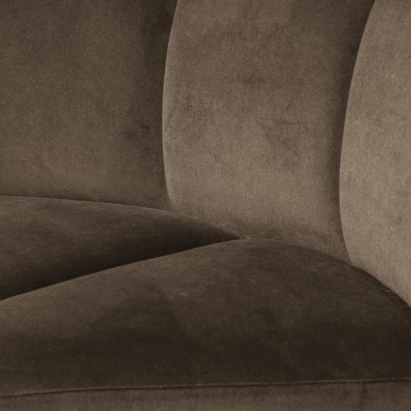 Woood Eetkamerbank Mojo Hoek Velvet Taupe