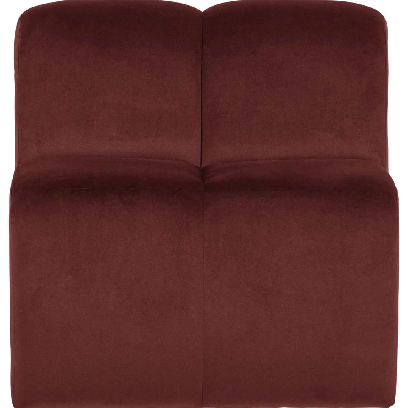 Woood Eetkamerbank Mojo Velvet Kastanjebruin 84cm