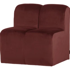 Woood Eetkamerbank Mojo Velvet Kastanjebruin 84cm