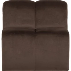 Woood Eetkamerbank Mojo Velvet Bruin 84cm