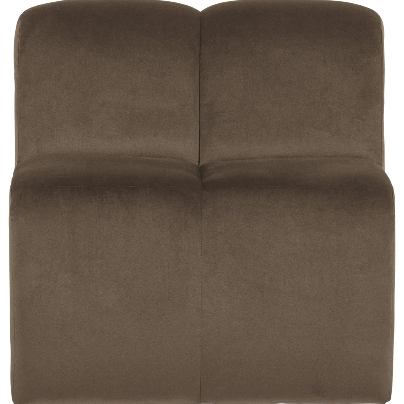 Woood Eetkamerbank Mojo Velvet Taupe 84cm