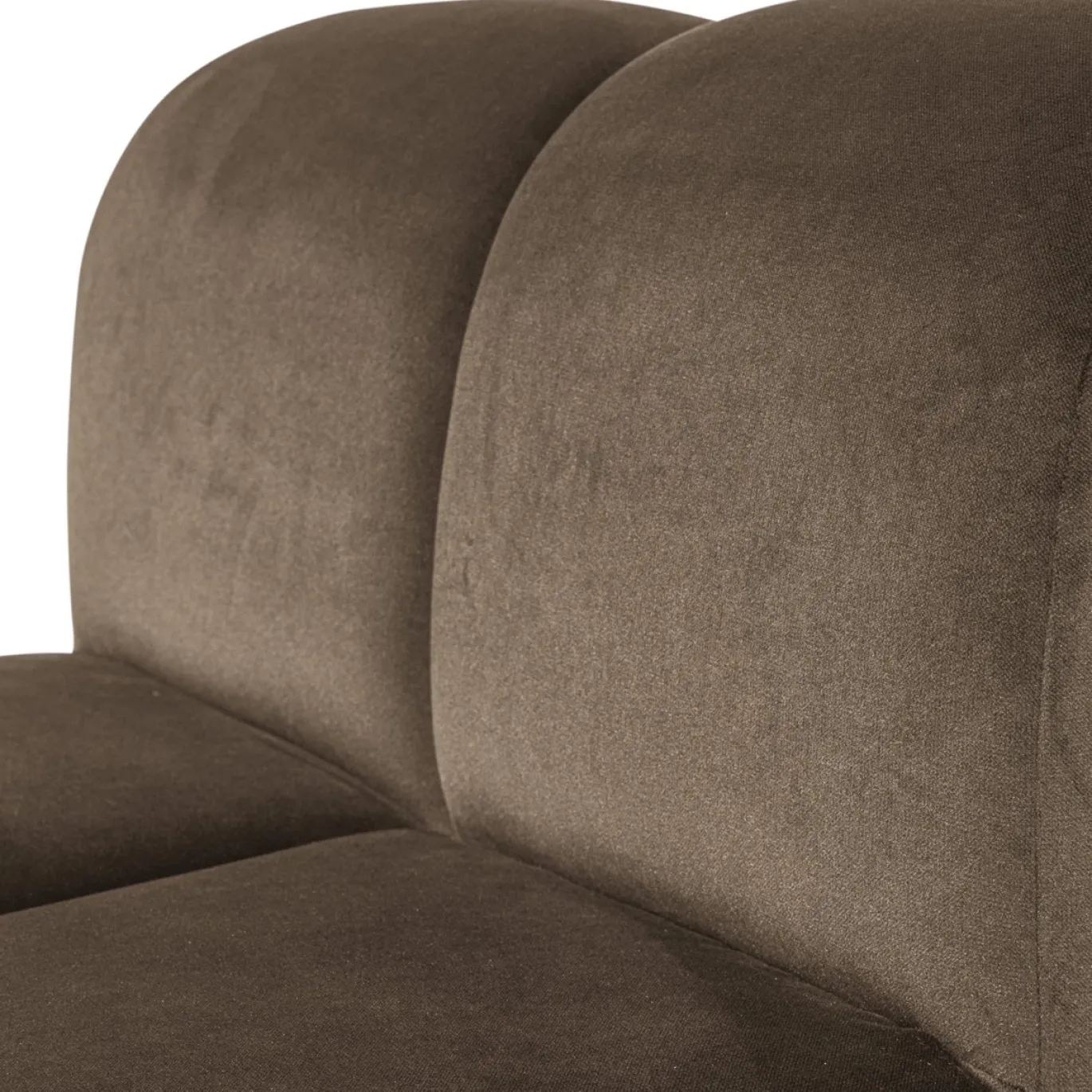 Woood Eetkamerbank Mojo Velvet Taupe 84cm