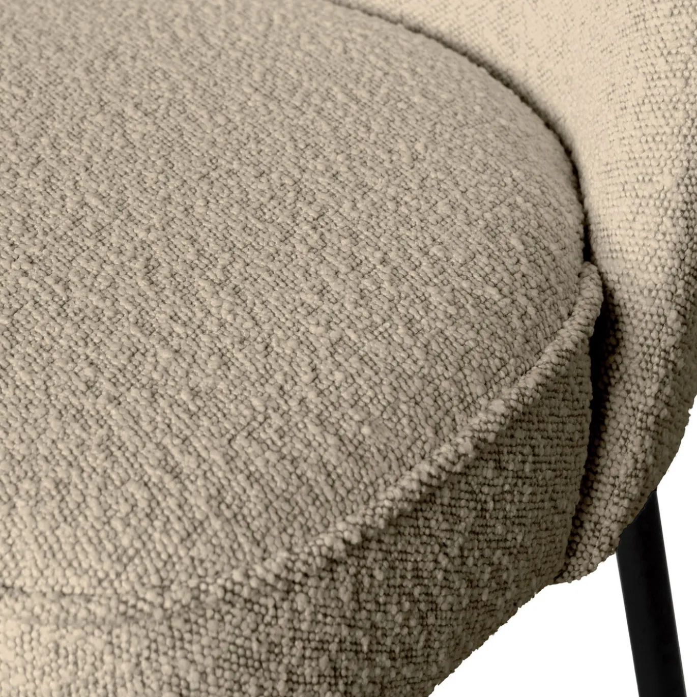 Woood Eetkamerbank Vogue Bouclé Beige