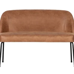 Woood Eetkamerbank Vogue Leer Cognac