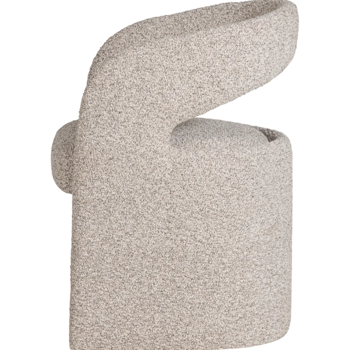 Woood Eetkamerstoel Lanor Grove Bouclé Naturel